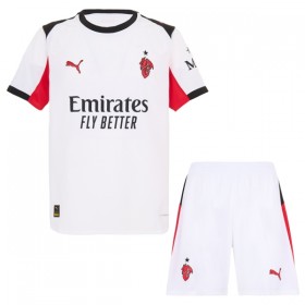 AC Milan Ricci 4 Matchtröjor Barn Borta Fotbollströja 2025-26
